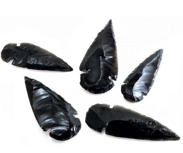 Black Obsidian Arrowhead