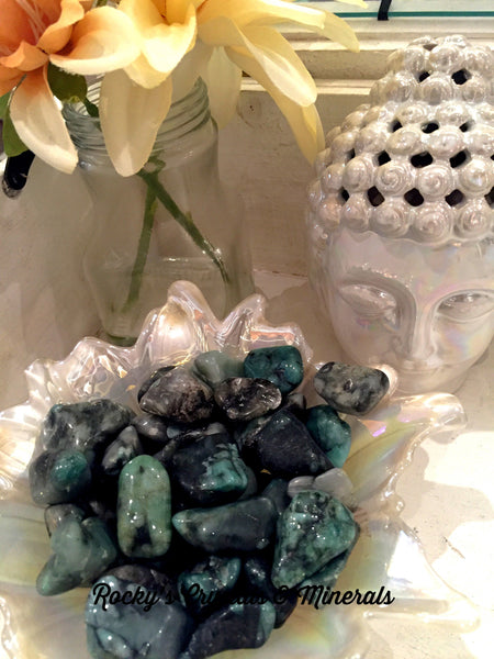 Tumbled Emerald