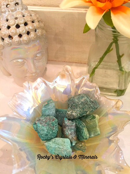 Rough Brazilian Green Fuchsite (Muscovite)