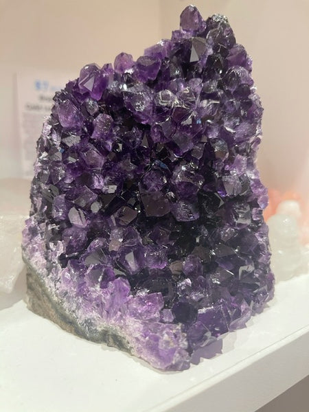 Brazilian Amethyst Geode Cluster Specimen