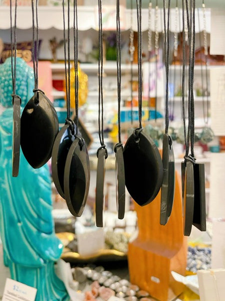 Shungite Necklace (Shape will vary)