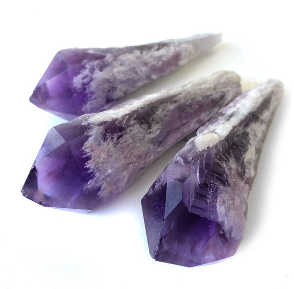 Brazilian Rough Bahia Amethyst Elestial Point