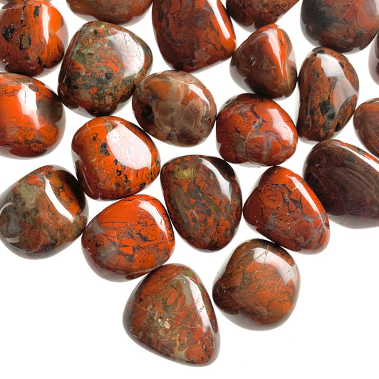 Tumbled Brecciated Jasper