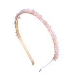 Assorted Gemstone Crown Headband - Citrine, Amethyst, Green Aventurine, Rose Quartz or Clear Quartz