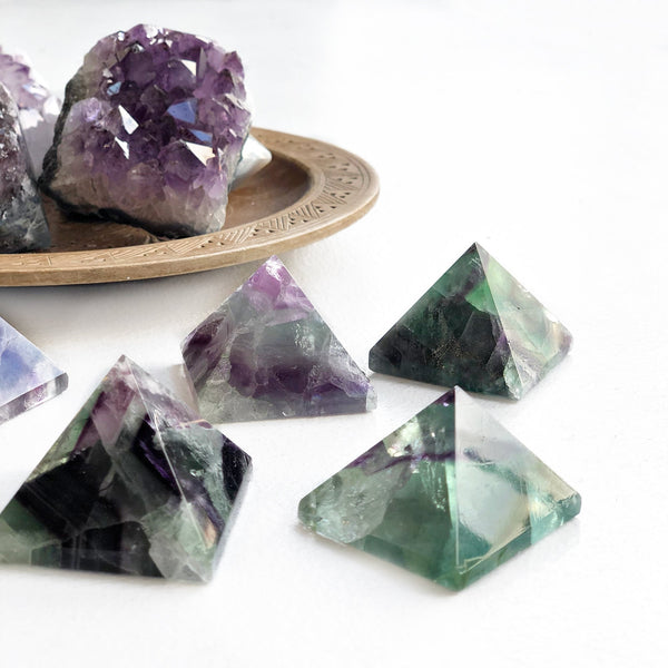 Small Fluorite Pyramid