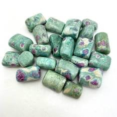 Large Tumbled Ruby in Fuchsite (Green Fuchsite - Muscovite)