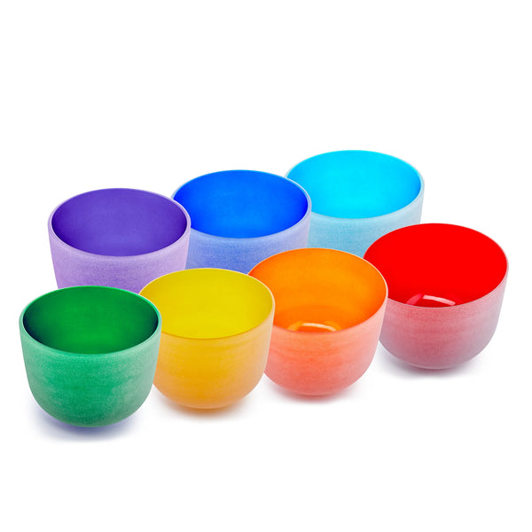 Chakra Quartz Singing Bowl Set of 7
