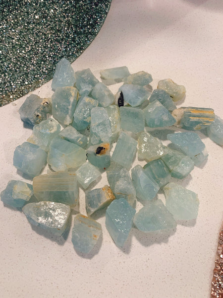 Brazilian Rough Aquamarine Beryl