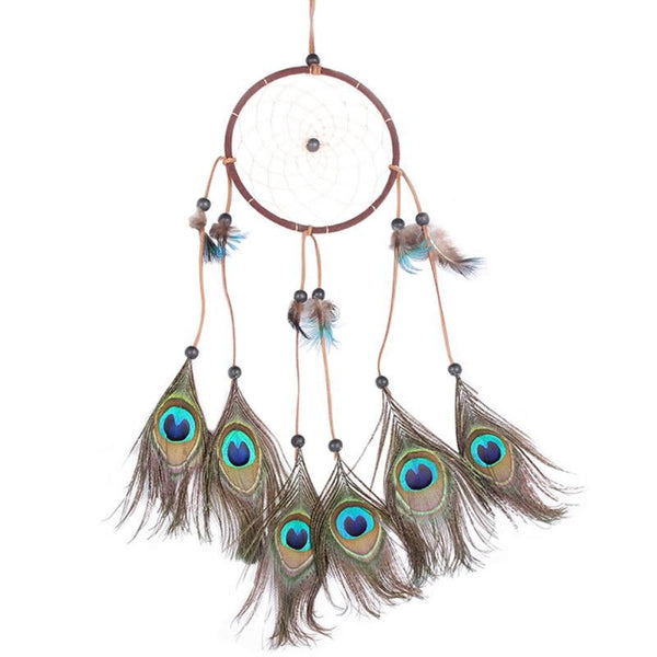 Peacock Feather Dreamcatcher