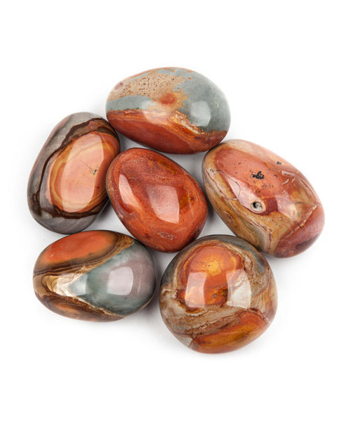 Madagascar Polychrome Jasper Palm Stone