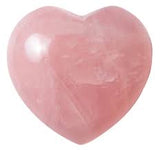 Brazilian Tumbled Rose Quartz Heart