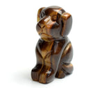 Cute Tiger Eye Dog Statue